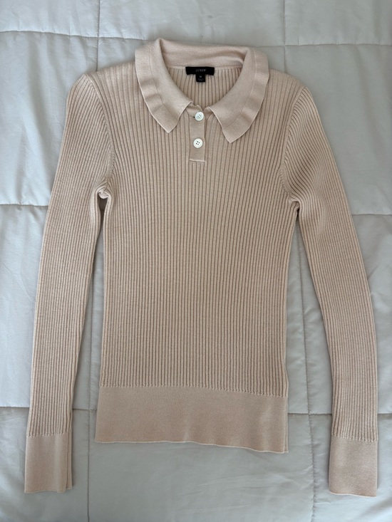 J. Crew Sweaters - J.Crew 100% Merino Wool Collared Sweater 🤎
